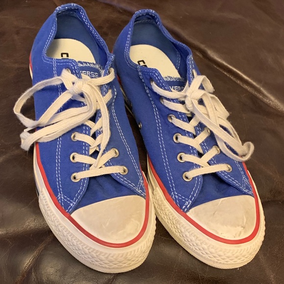 Converse | Shoes | Royal Blue Converse Mens 5 Womens 7 Euro 375 | Poshmark